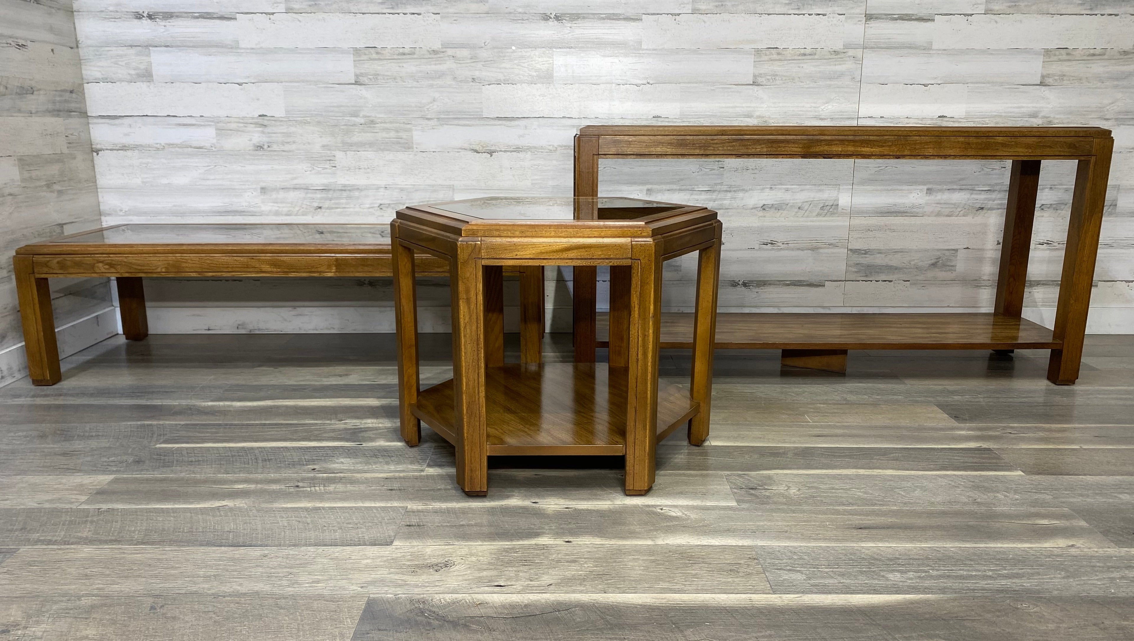 Mid Century 3pc Livingroom Table Set