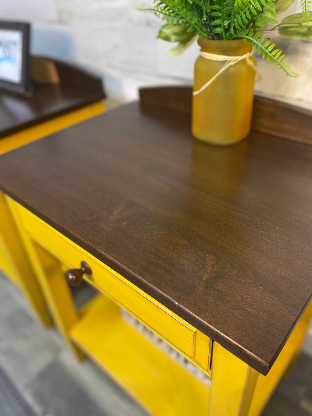 Yellow Ethan Allen Nightstands