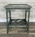 Pier 1 Green Bamboo End Table